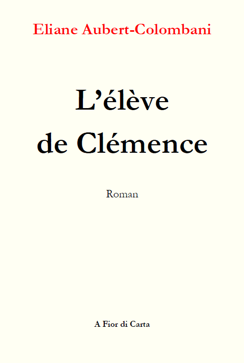 Couv 1ere l eleve de clemence